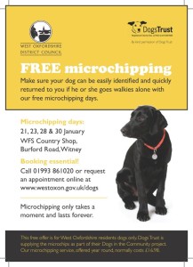 Dog chipping - Witney
